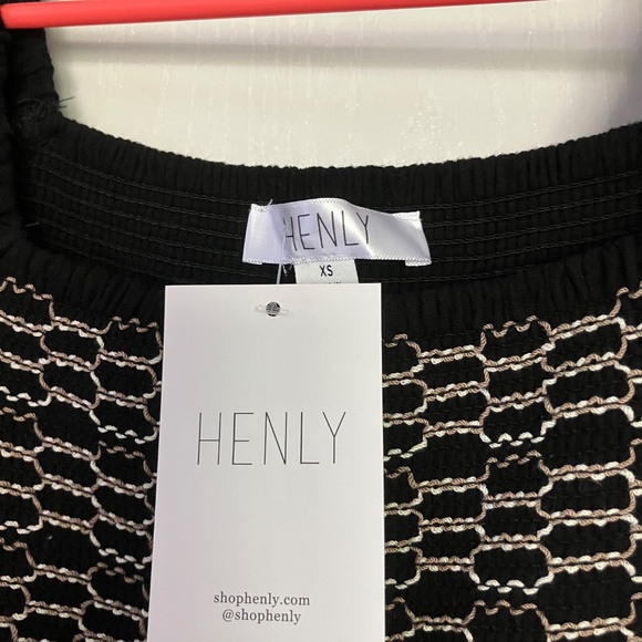 NWT | HENLY Smock Top Flutter Sleeve Jumpsuit - Picture 3 of 5